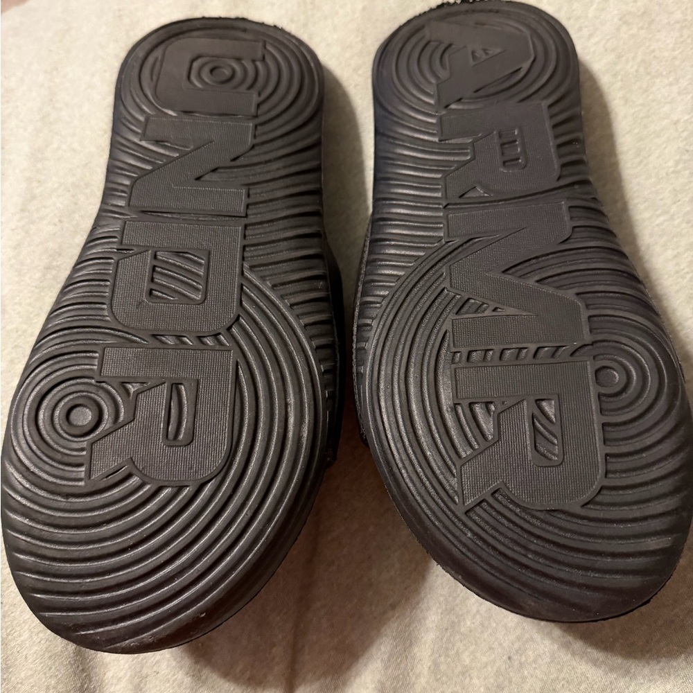 Under Armour Black Slides with White Logo - YOUTH - Picture 2 of 2